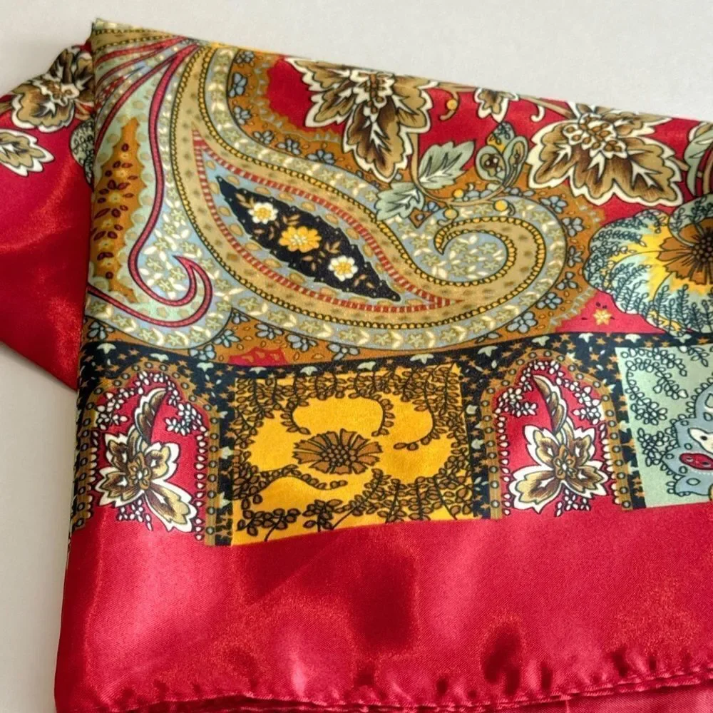 Boho Paisley Headscarf H9